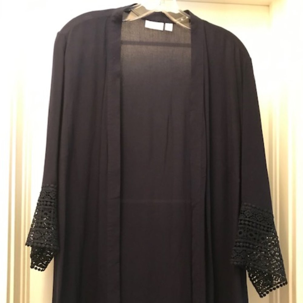 Navy  lightweight coverup or light sweater